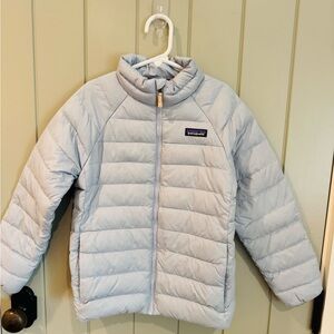 Patagonia Kids Sky Blue Puffer Jacket